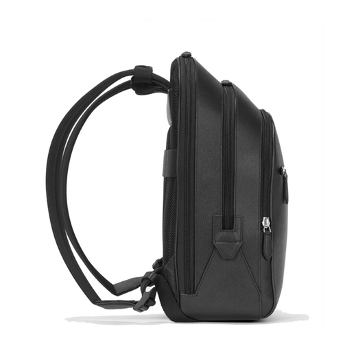 mochila Montblanc piel 3 compartimentos_lado_130275_Chocron joyeros