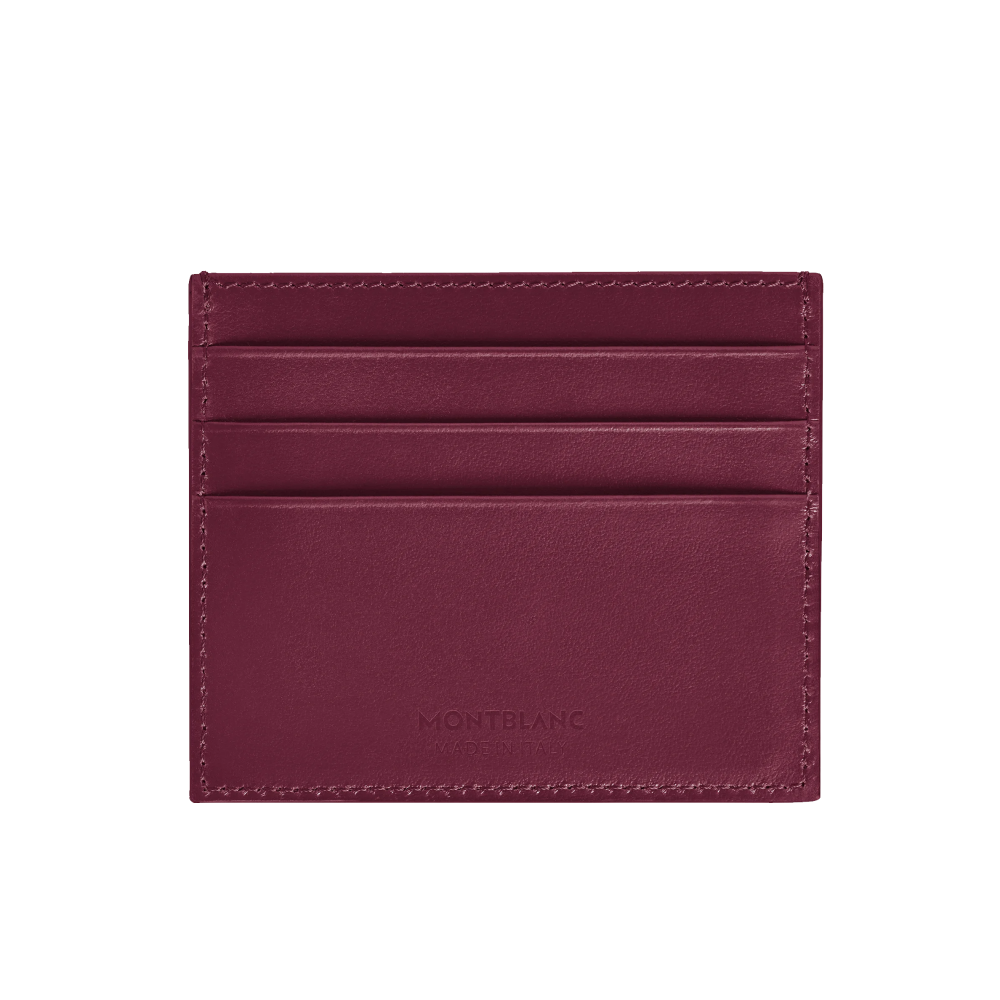 Montblanc Meisterstück Portatarjetas para 6 tarjetas burdeos