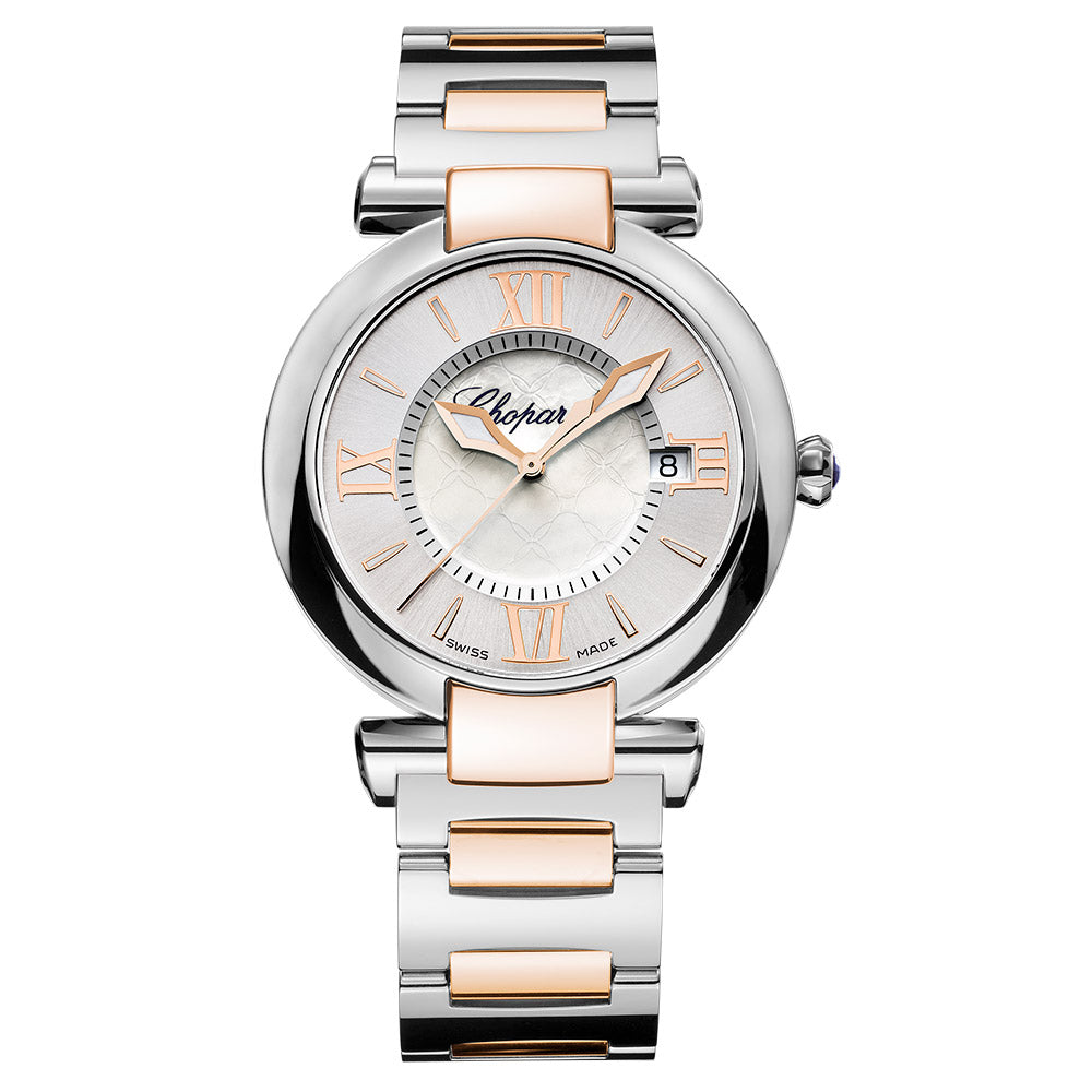 Chopard Imperiale 36 mm Oro Rosa, Acero y Amatista