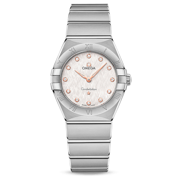 Reloj mujer Omega Constellation Manhattan esfera plata - Ref: 13110286052001