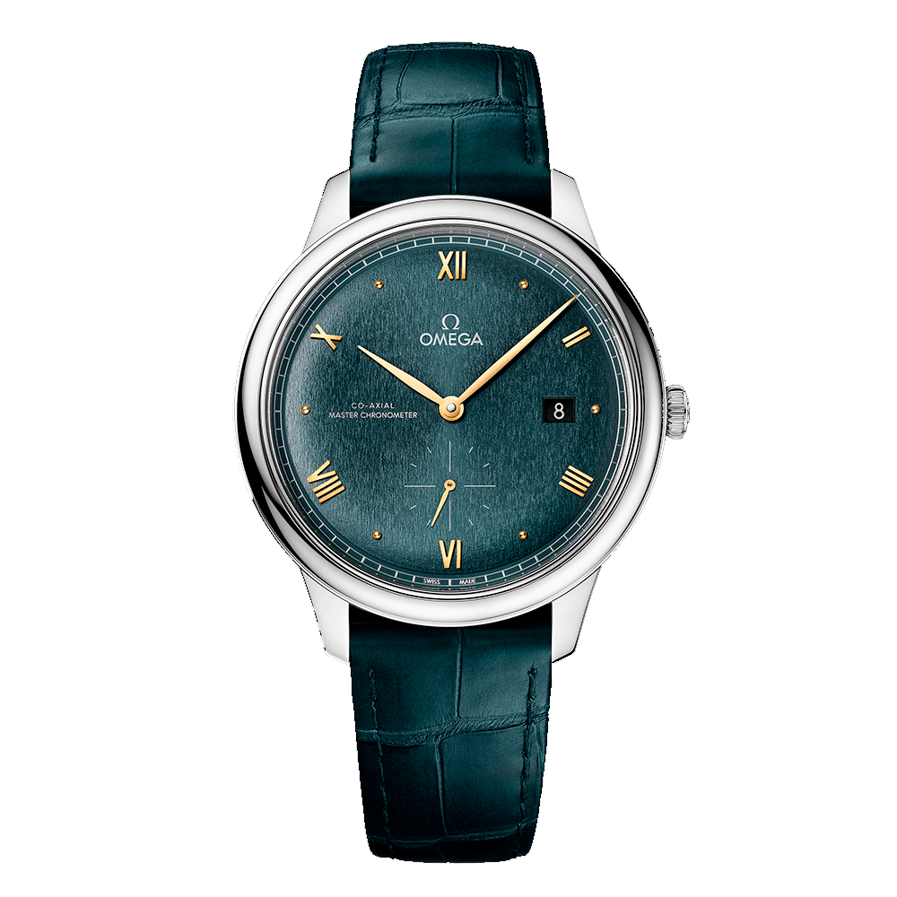 Omega_Deville_41mm_acero_esfera_verde_indices_dorados_Chocron_4341341201001