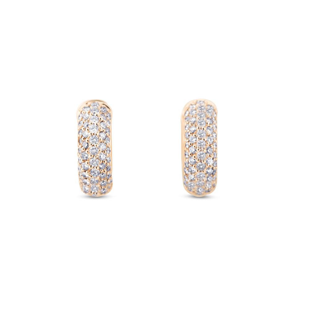 Aros-oro-rosa-diamantes - Ref J4789PB