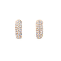 Aros-oro-rosa-diamantes - Ref J4789PB