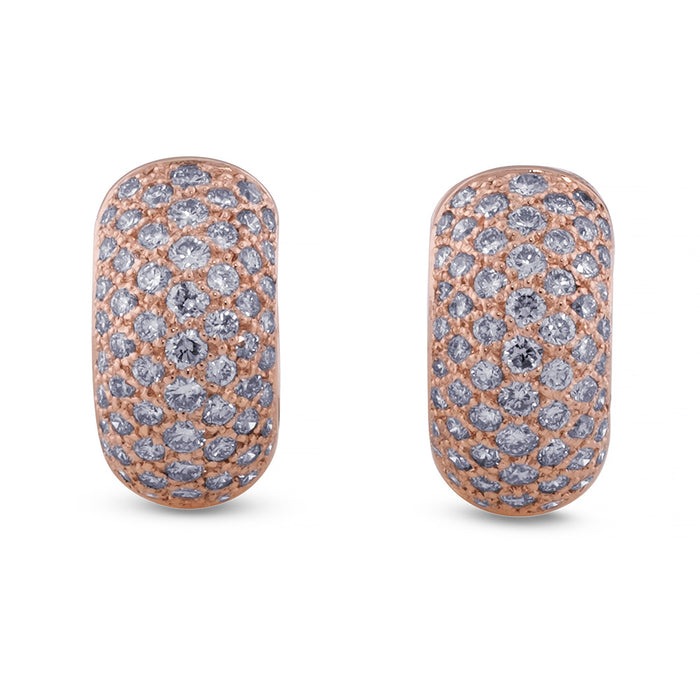 Aros-pequeños-oro-rosa-diamantes - Ref J4805PB