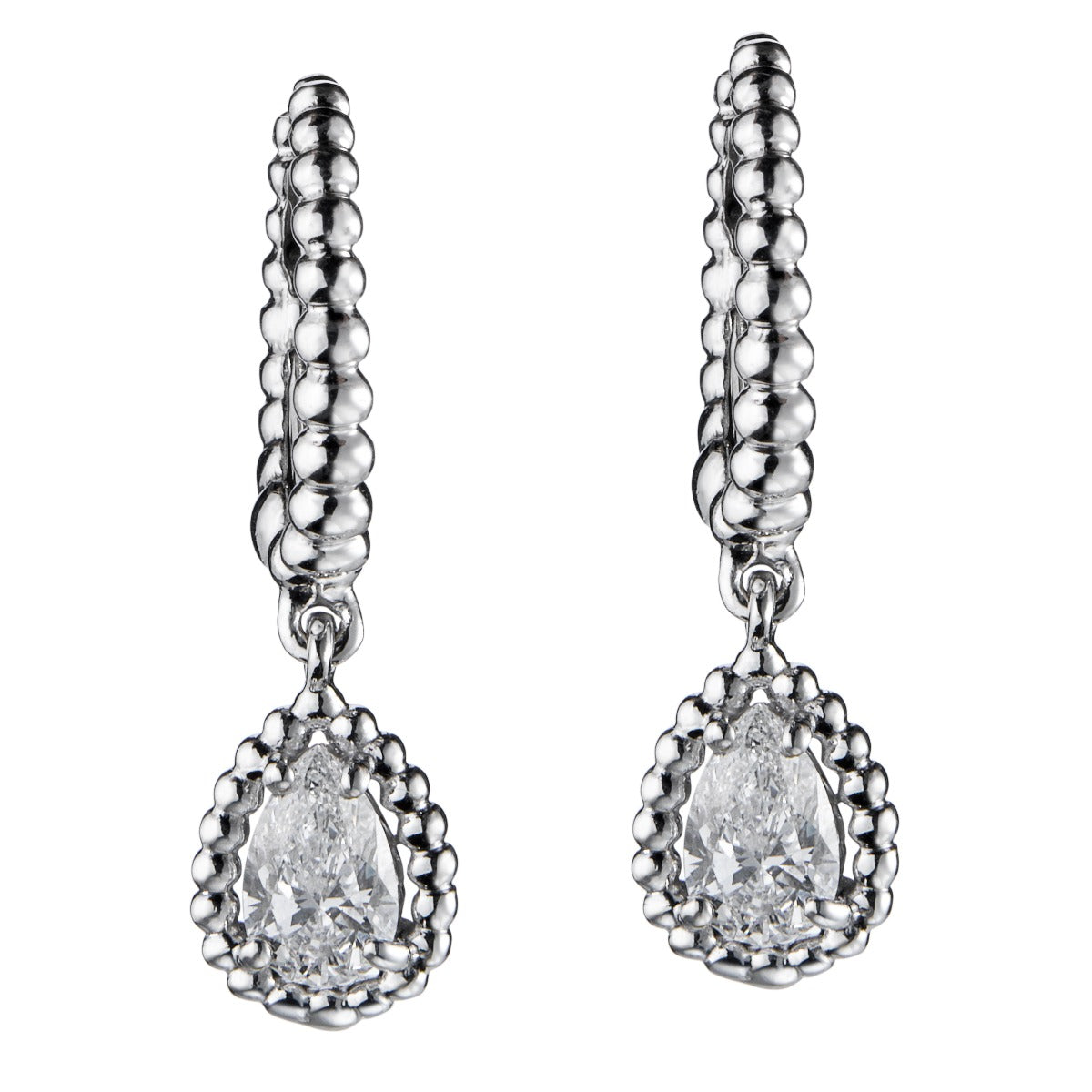 Pendientes-bubbles-oro-blanco-diamantes - Ref J4188PB