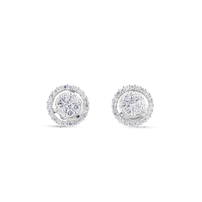 Pendientes-desmontables-oro-blanco-orla-diamantes - Ref J4909TB