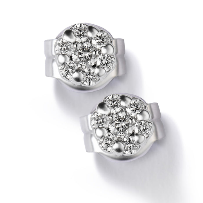 Pendientes-oro-blanco-diamantes-engaste-invisible - Ref J5051TB_Chocrón Joyeros