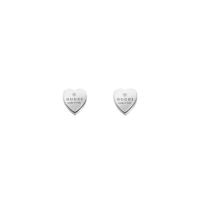 pendientes-plata-gucci-corazon-trademark - Ref YBD223990001