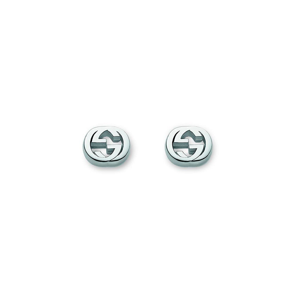 pendientes-plata-gucci-interlocking-G - Ref YBD356289001