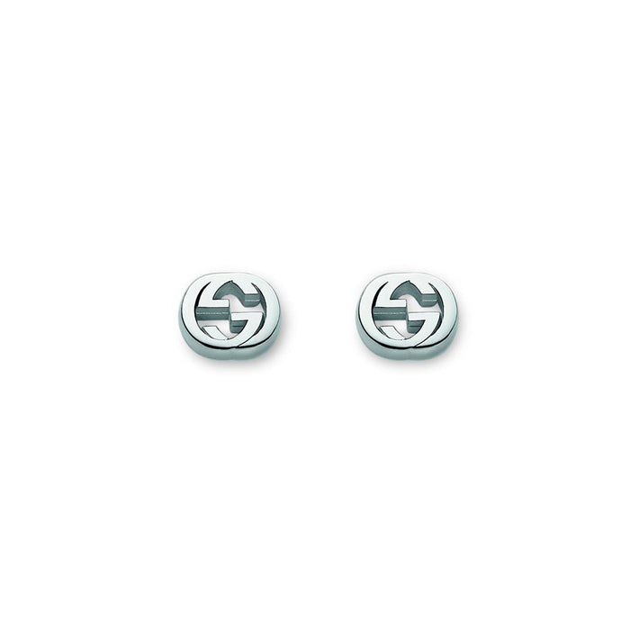 pendientes-plata-gucci-interlocking-G - Ref YBD356289001