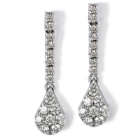 Pendientes-riviere-oro-blanco-diamantes - Ref J5102TB_Chocrón Joyeros