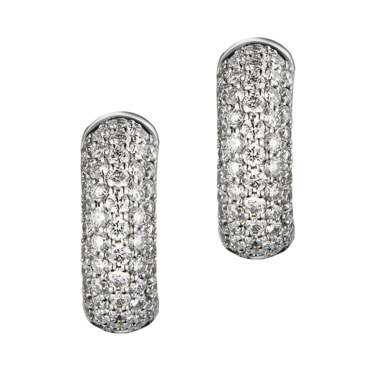 Pendientes-aros-oro-blanco-diamantes - Ref J5260PB_Chocrón Joyeros