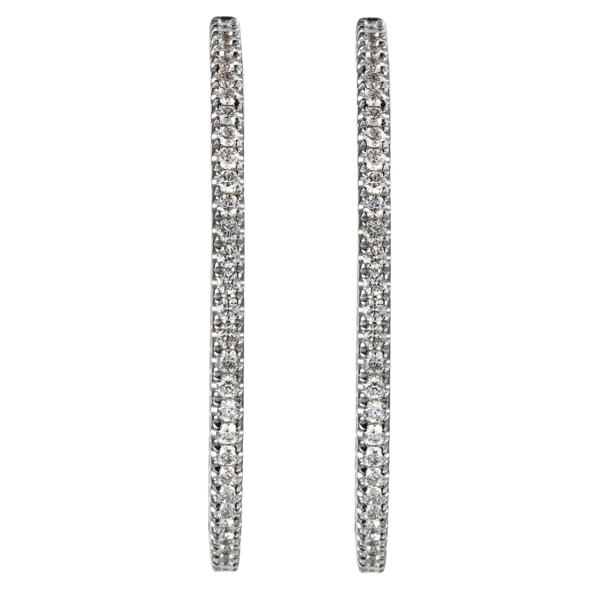Pendientes-aro-grandes-oro-blanco-diamantes - Ref J5447PB_Chocrón Joyeros