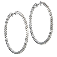 Pendientes-aro-grandes-oro-blanco-diamantes - Ref J5447PB_Chocrón Joyeros