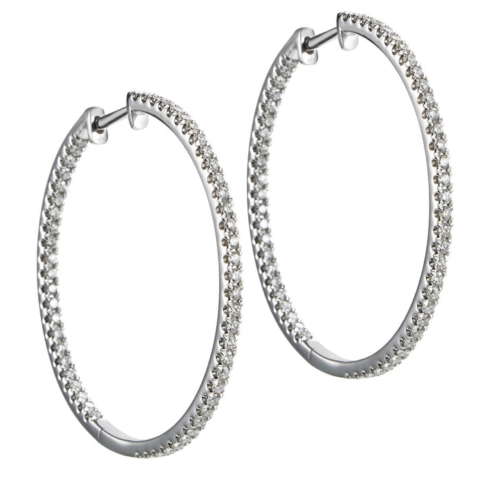 Pendientes-aro-grandes-oro-blanco-diamantes - Ref J5447PB_Chocrón Joyeros