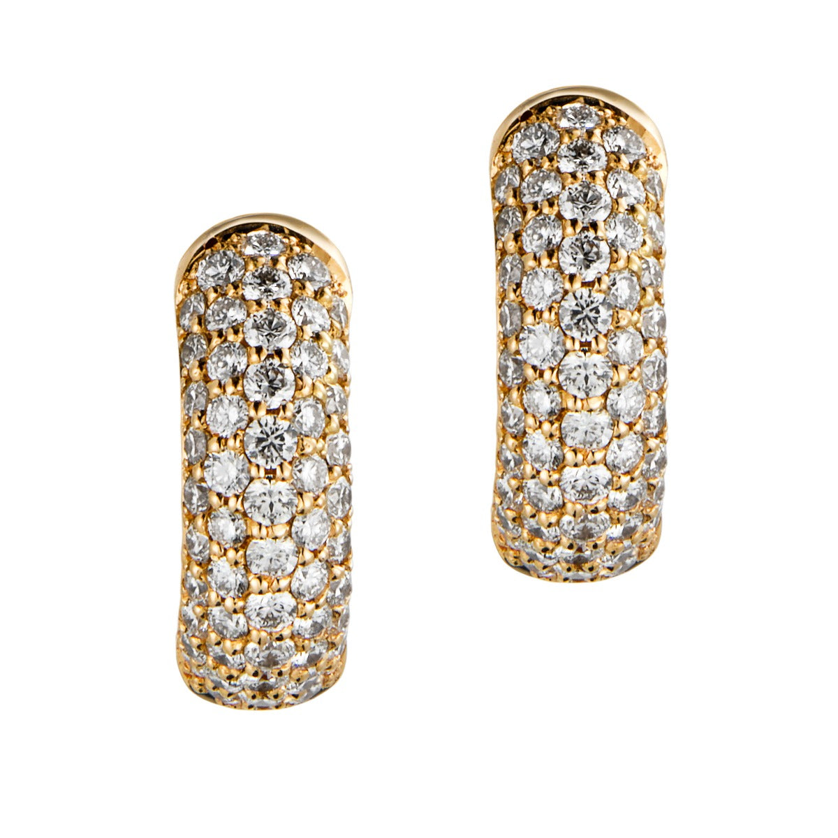 Pendientes-aros-oro-blanco-diamantes - Ref J5261PB_Chocrón Joyeros