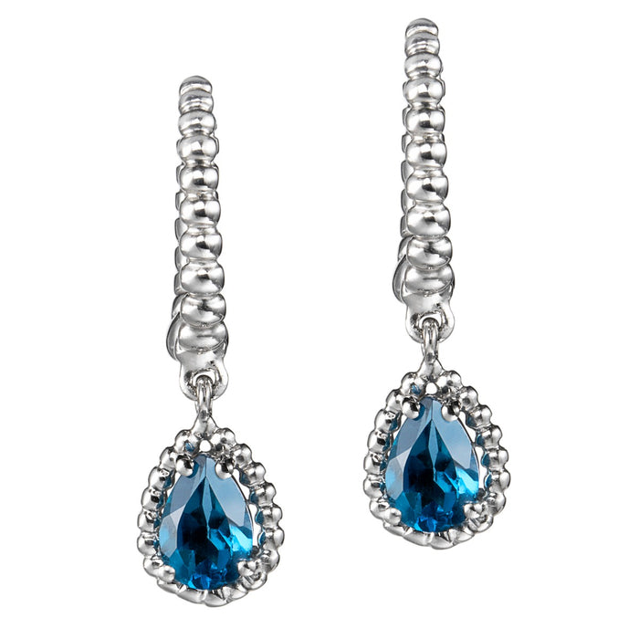 Pendientes-bubbles-oro-blanco-topacio-london-talla-pera - Ref J5674PO