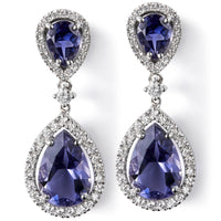pendientes_caramelo_oro_blanco_iolitas_diamantes_ - Ref J5595PB_Chocron_Joyeros