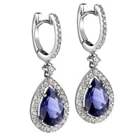 pendientes_caramelo_oro_blanco_iolitas_diamantes_ - Ref J5605PB_Chocron_Joyeros
