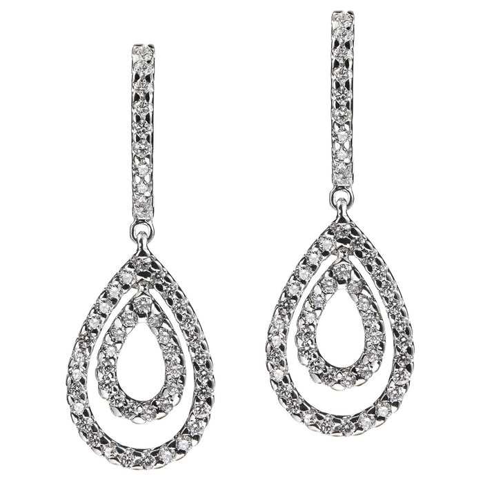 Pendientes_largos_lagrima_oro_blanco_diamantes_ Ref J5609PB_Chocrón Joyeros