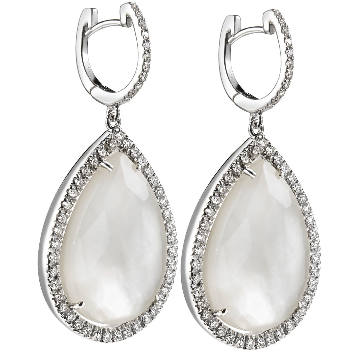 Pendientes_oro_blanco_piedra_de_luna_diamantes_vista_lateral_Ref_J5857PB
