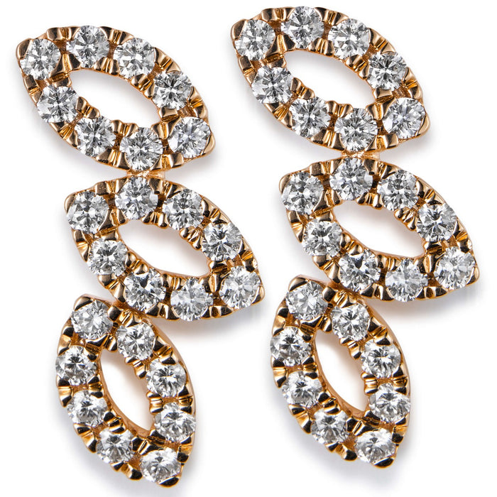 Pendientes_trepadores_lagrimas_oro_rosa_diamantes_ Ref J5410TB_Chocrón Joyeros