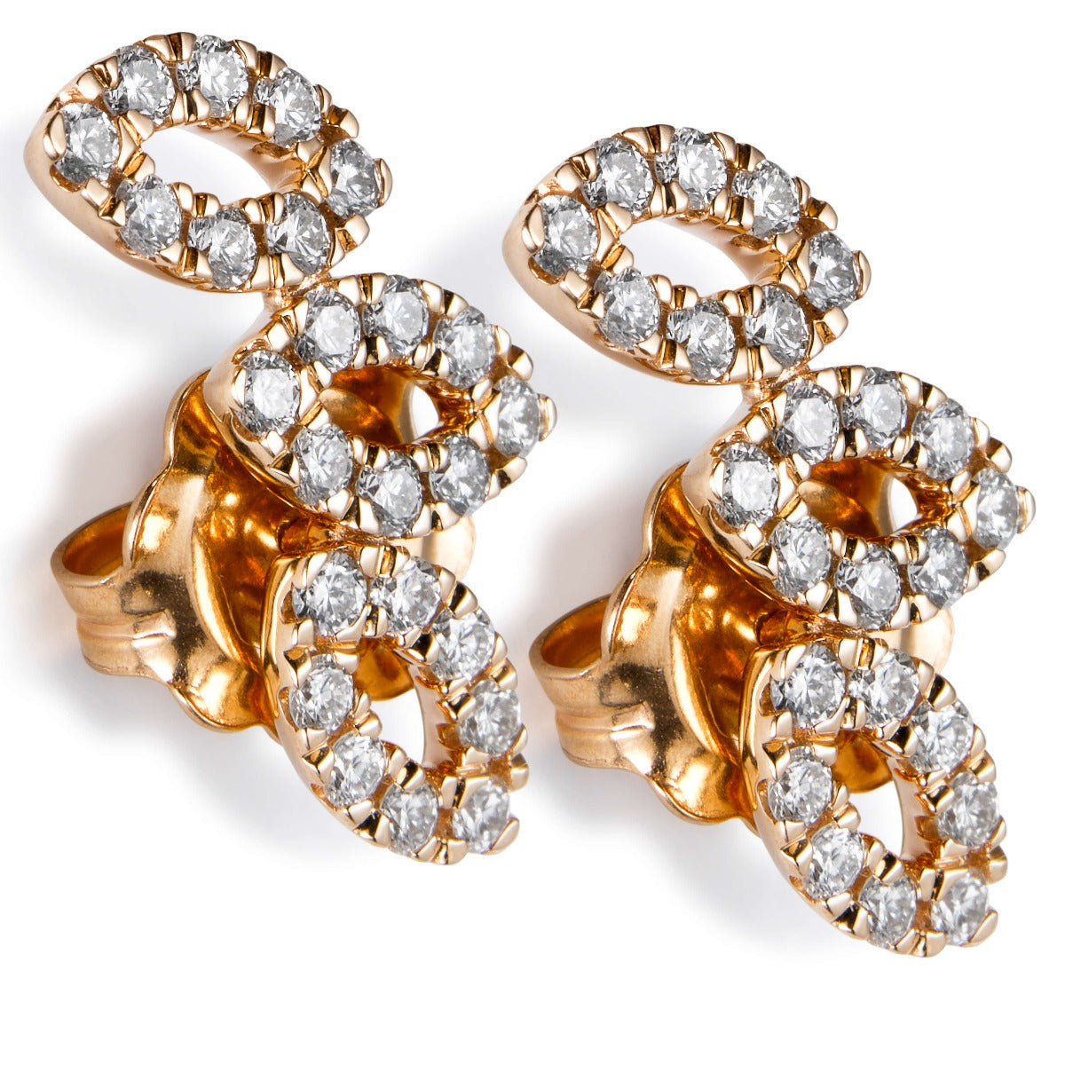 Pendientes_trepadores_lagrimas_oro_rosa_diamantes_ Ref J5410TB_Chocrón Joyeros