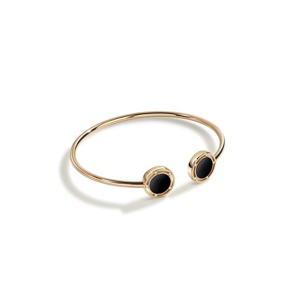 Pulsera-damiani-dside-oro-rosa-diamantes-onix - Ref 20080499