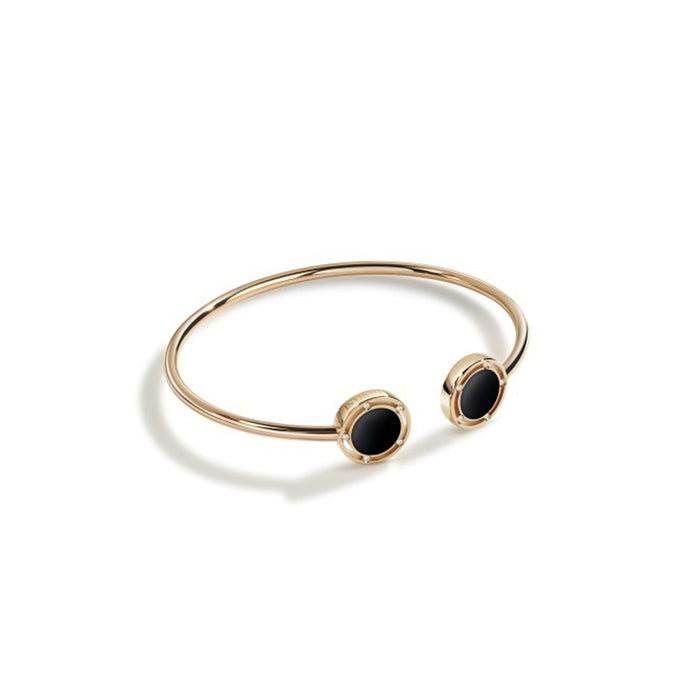 Pulsera-damiani-dside-oro-rosa-diamantes-onix - Ref 20080499