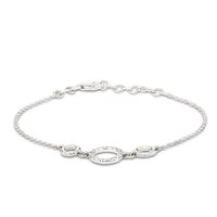 pulsera-oro-blanco-círculo-diamantes - Ref J4849PLB