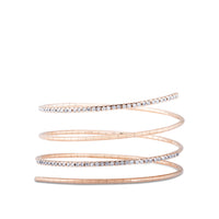 pulsera-muelle-4-vueltas-oro-rosa-diamantes - Ref J4821PLB