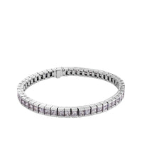 Pulsera-riviere-oro-blanco-princesas - Ref J4632PLB