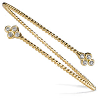 Pulsera Bubbles oro amarillo con 8 diamantes en chatón- Ref J5161PLB_Chocrón Joyeros
