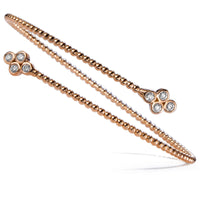 Pulsera Bubbles oro rosa con 8 diamantes en chatón- Ref J5158PLB_Chocrón Joyeros