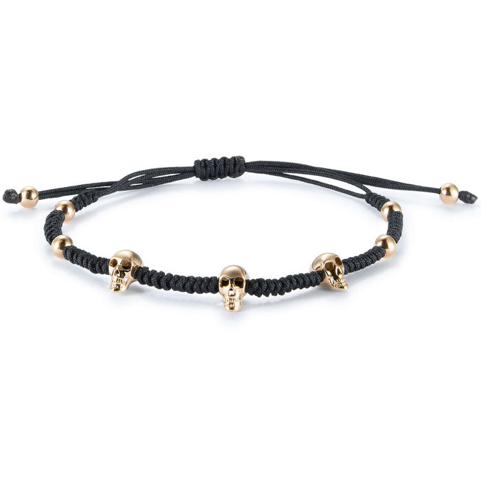 Pulsera_cordon_calaveras_oro_rosa_ Ref J5406PL_Chocrón Joyeros