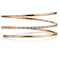 pulsera-muelle-3-vueltas-oro-rosa-diamantes - Ref J4815PLB