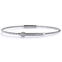 Pulsera_rígida_bubbles_oro_blanco_diamantes_roseta_movil_ Ref J5320PLB_Chocrón Joyeros