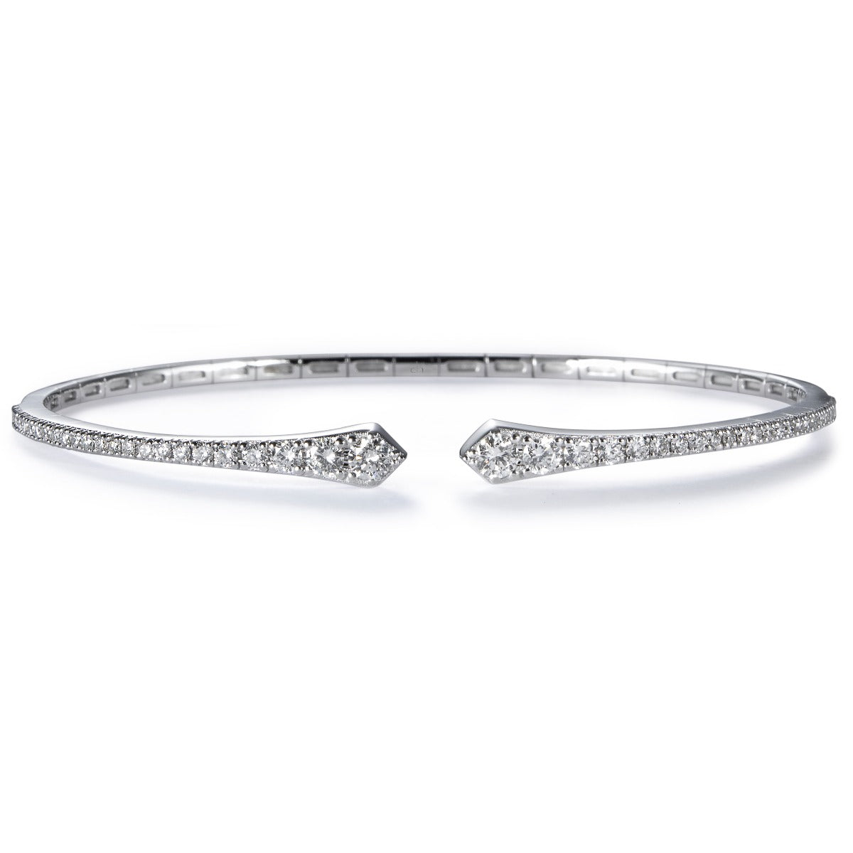 pulsera-rigida-abierta-oro-blanco-diamantes - Ref J4817PLB