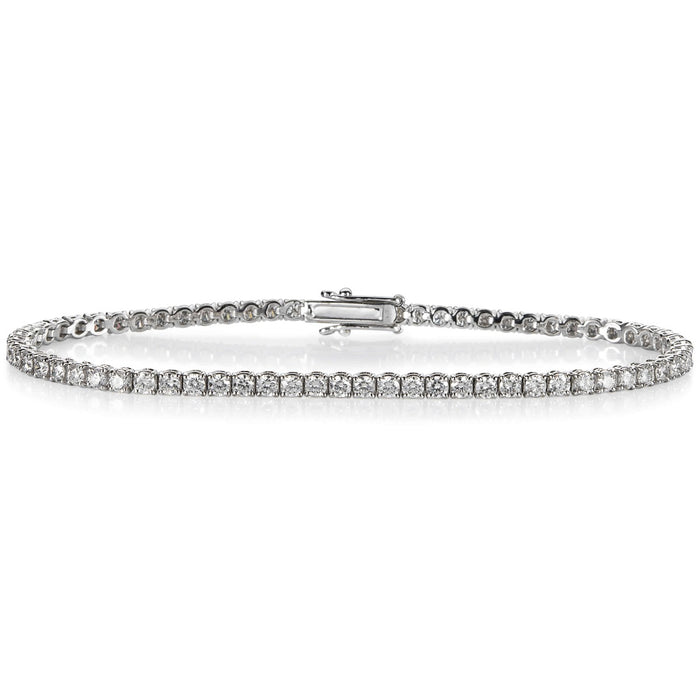 Pulsera-riviere-oro-blanco-diamantes-brillantes-garra Ref J5394PLB_Chocrón Joyeros