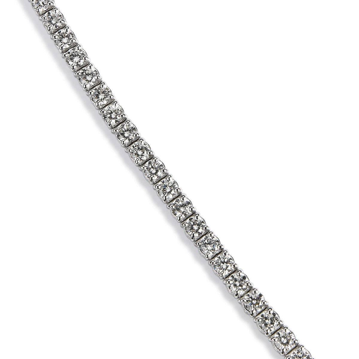Pulsera-riviere-oro-blanco-diamantes-brillantes-garra Ref J5397PLB_Chocrón Joyeros