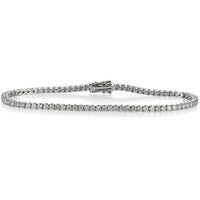 Pulsera-riviere-oro-blanco-diamantes-brillantes-garra Ref J5390PLB_Chocrón Joyeros