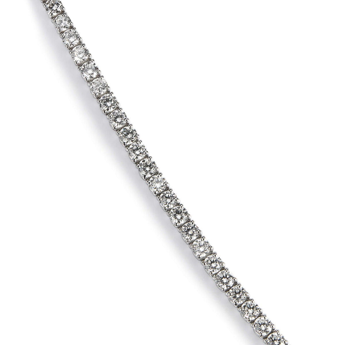 Pulsera-riviere-oro-blanco-diamantes-brillantes-garra Ref J5390PLB_Chocrón Joyeros