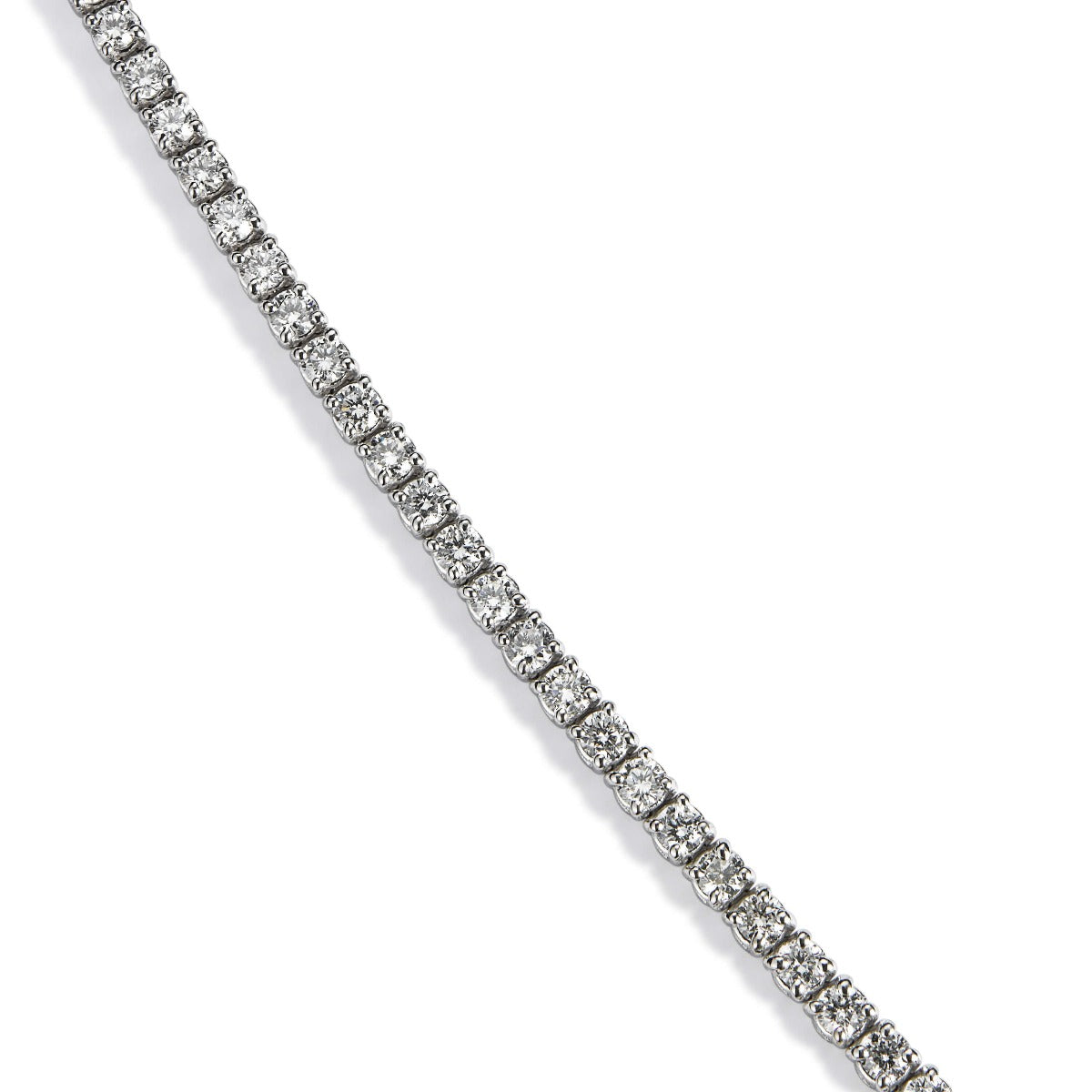 Pulsera-riviere-oro-blanco-diamantes-brillantes-garra Ref J5391PLB_Chocrón Joyeros