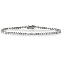 Pulsera-riviere-oro-blanco-diamantes-brillantes-garra Ref J5395PLB_Chocrón Joyeros