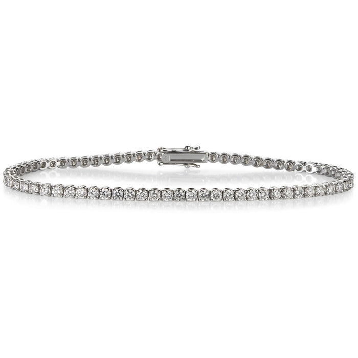 Pulsera-riviere-oro-blanco-diamantes-brillantes-garra Ref J5395PLB_Chocrón Joyeros