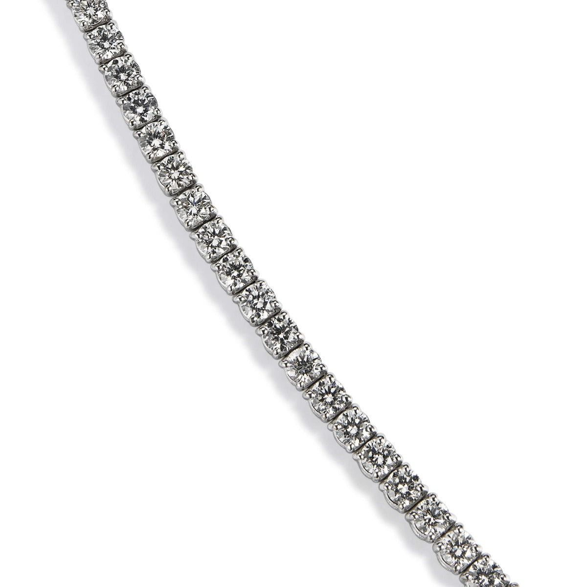 Pulsera-riviere-oro-blanco-diamantes-brillantes-garra Ref J5395PLB_Chocrón Joyeros