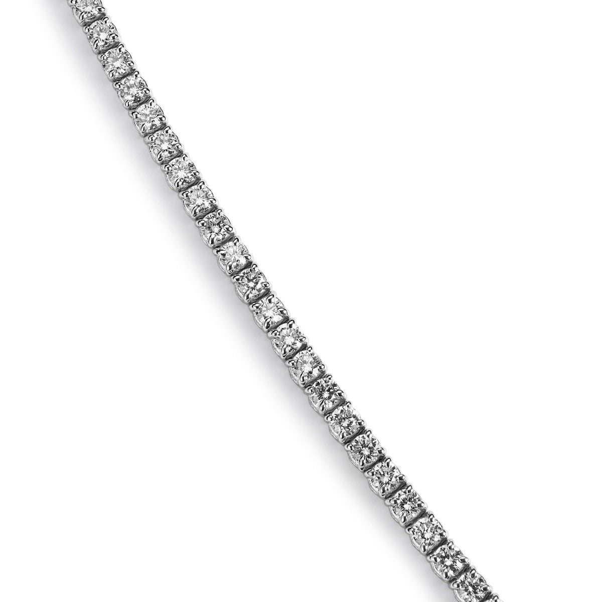 Pulsera-riviere-oro-blanco-diamantes-brillantes-garra Ref J5399PLB_Chocrón Joyeros