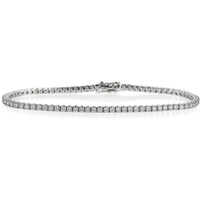 Pulsera-riviere-oro-blanco-diamantes-brillantes-garra Ref J5401PLB_Chocrón Joyeros