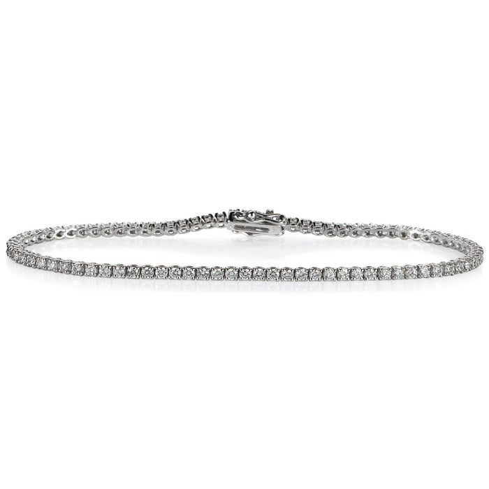Pulsera-riviere-oro-blanco-diamantes-brillantes-garra _Chocrón Joyeros