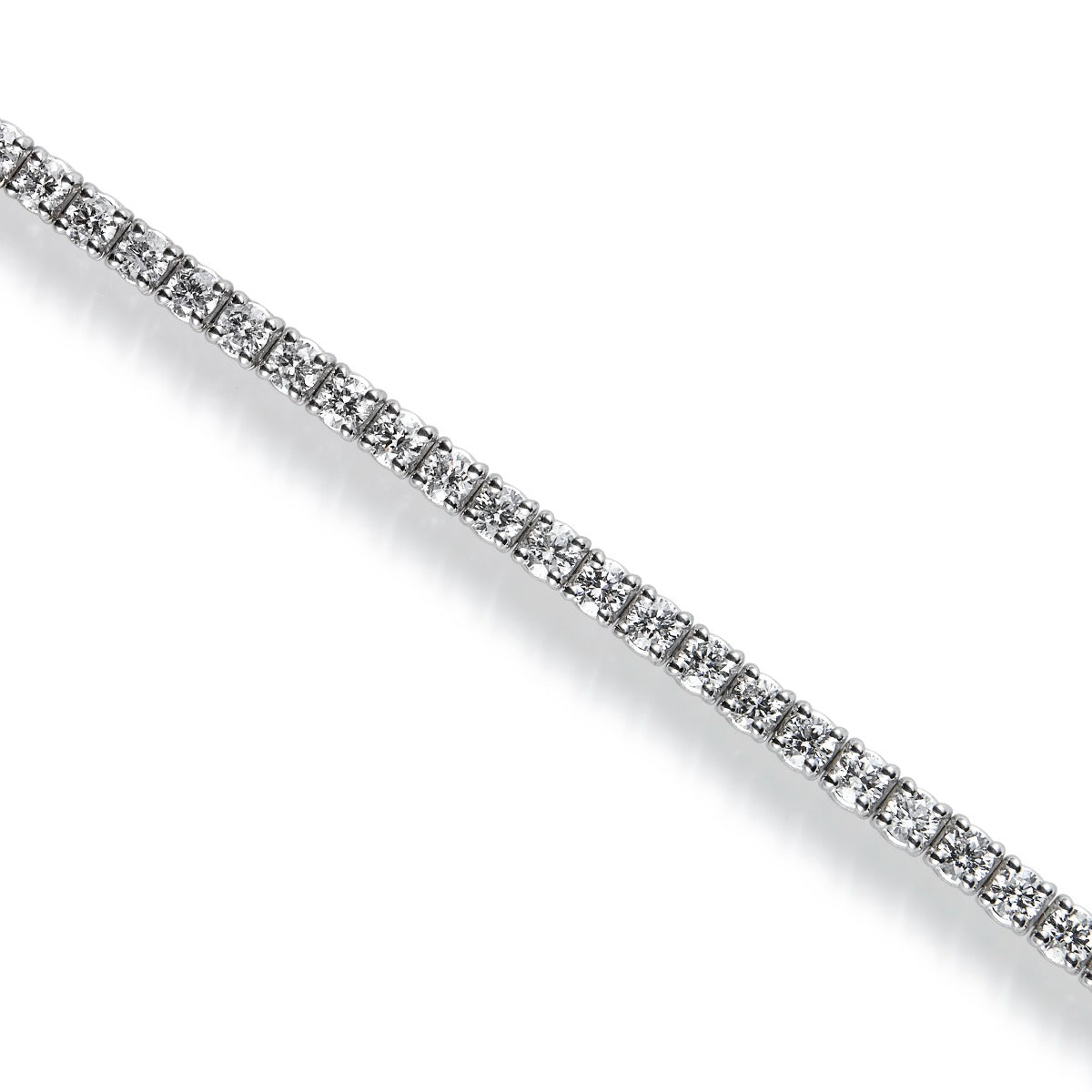 Pulsera Riviere oro blanco con diamantes talla brillante - Ref J5146PLB_Chocrón Joyeros